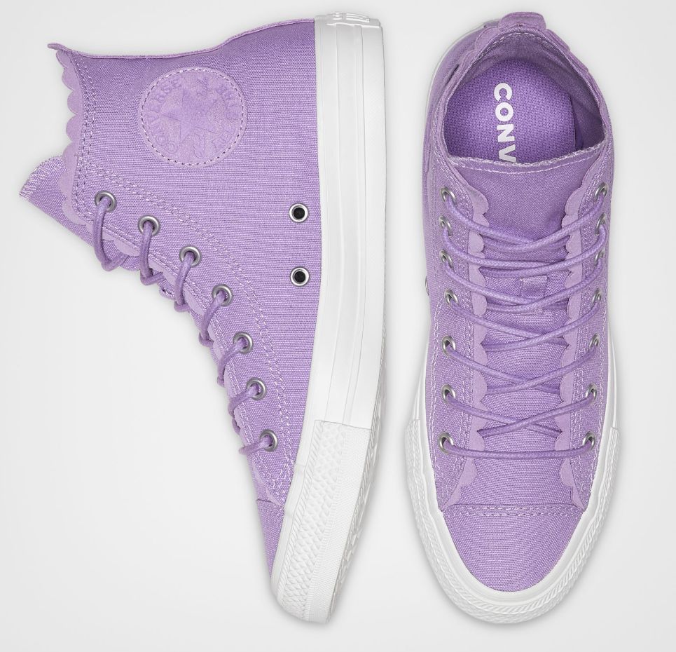 all purple converse