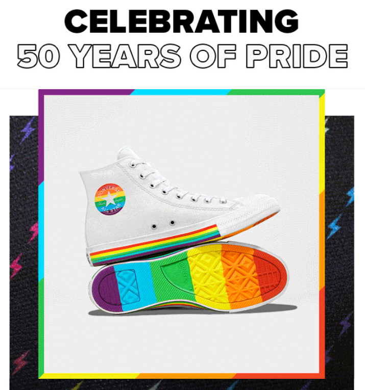 limited edition pride converse